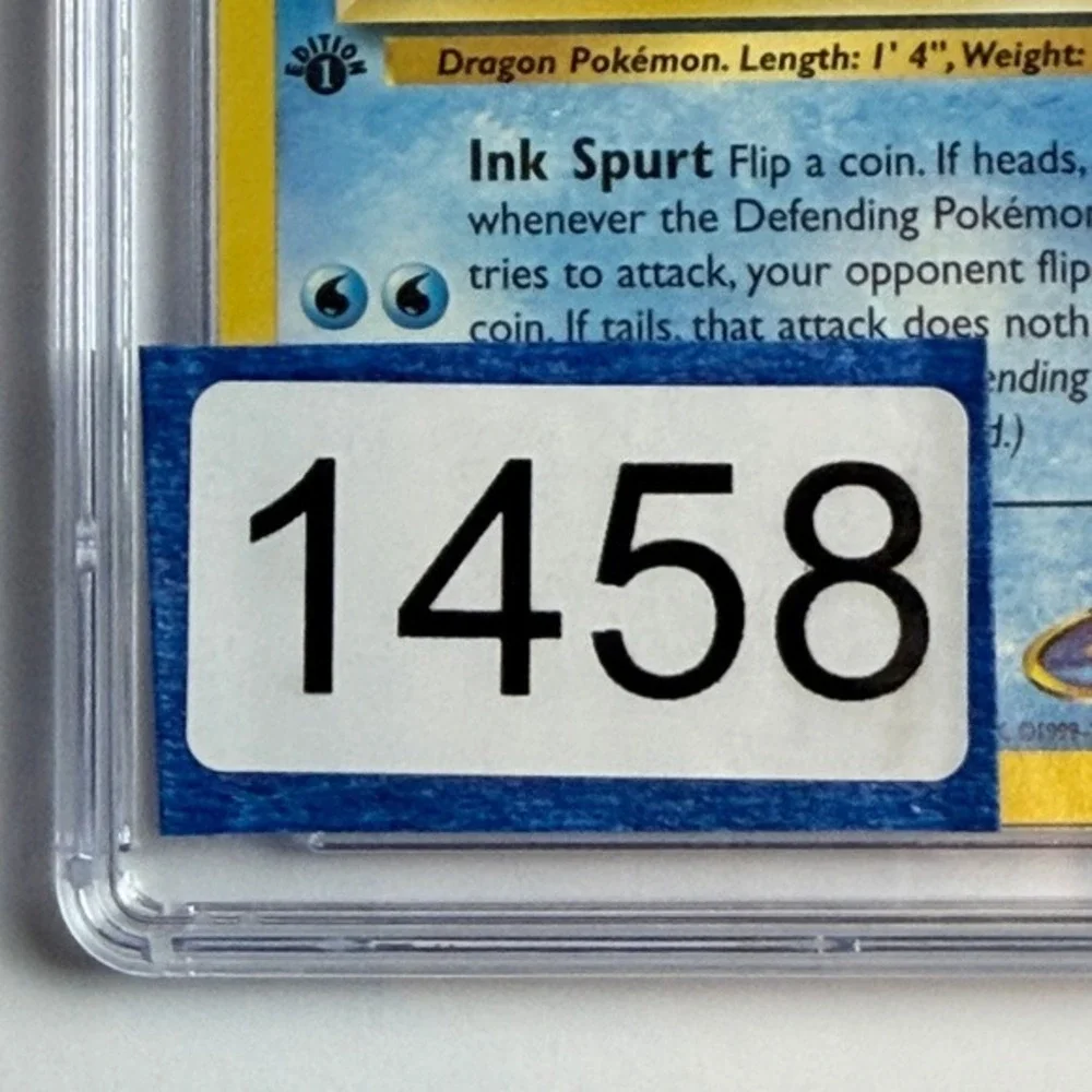 Misty's Horsea 1st Edition 87/132 CGC 9 Mint TCG Pokemon 2000 Gym Challenge WotC